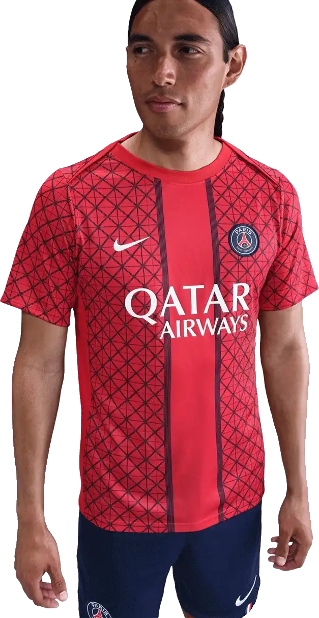 Pánský předzápasový dres Nike PSG 25/26 Academy Pro červený