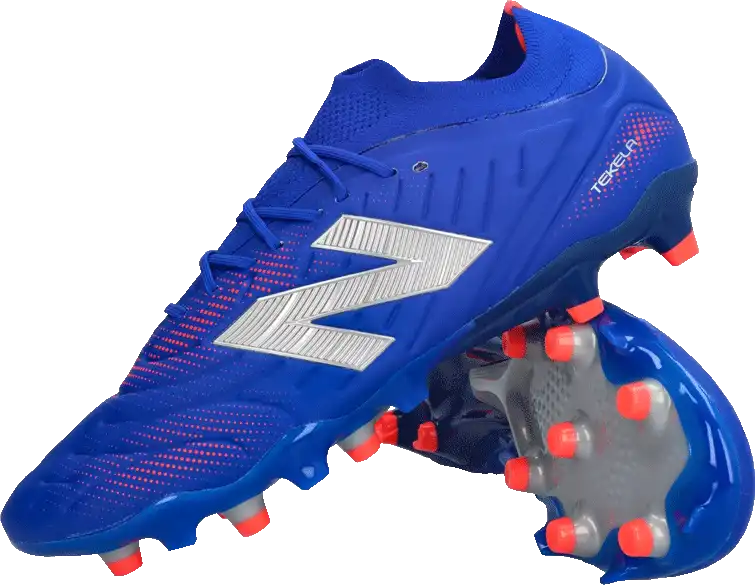 Pánské kopačky lisovky New Balance Tekela V5 Pro Low FG modré