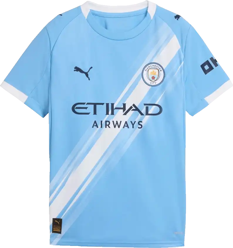Dětský domácí fotbalový dres Puma Manchester City 25/26 modrý
