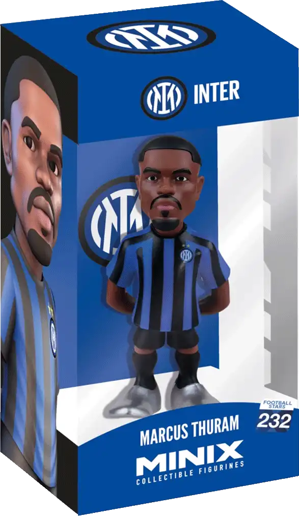 Sběratelská figurka Minix Inter Milan Marcus Thuram 12 cm modro-černá