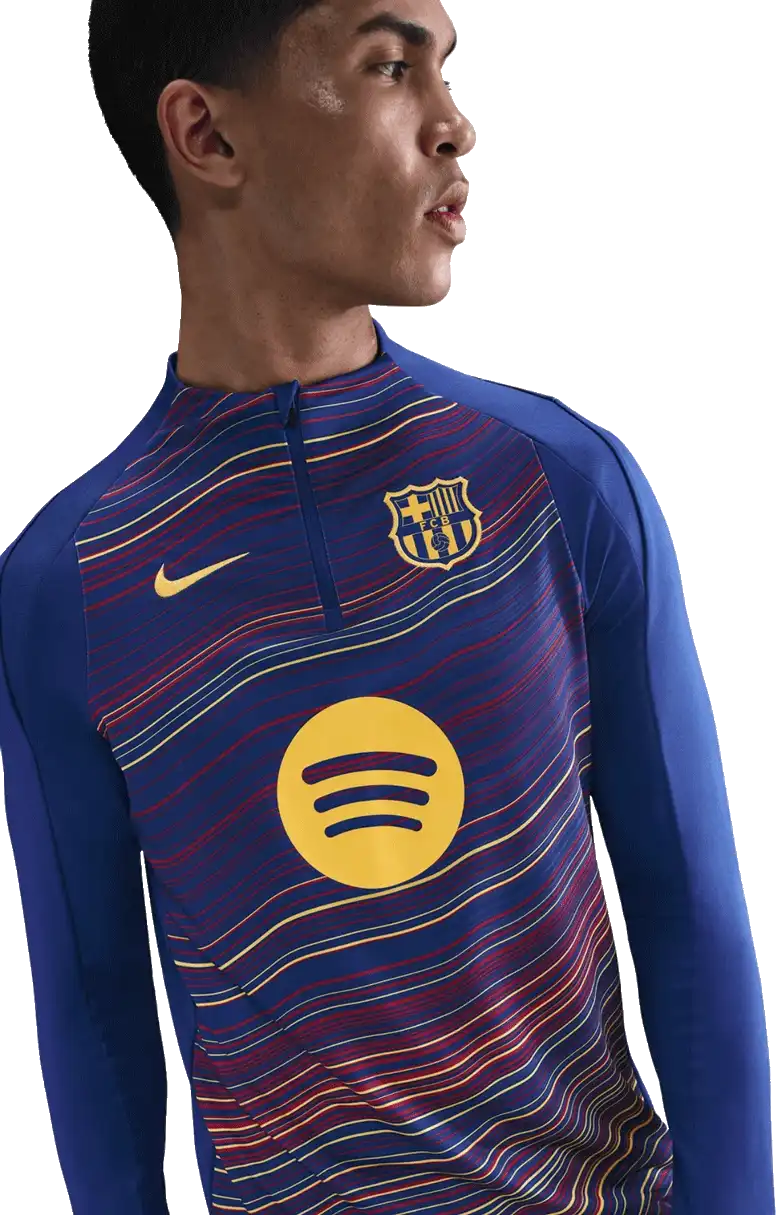 Pánská předzápasová mikina Nike FC Barcelona 25/26 Academy Pro vícebarevná