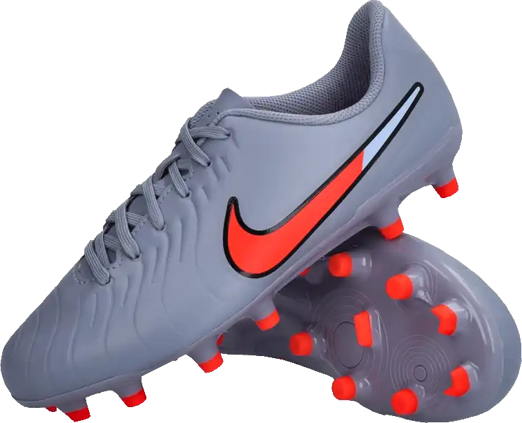 Dětské kopačky lisovky Nike Tiempo Legend 10 Club FG/MG tmavě šedé