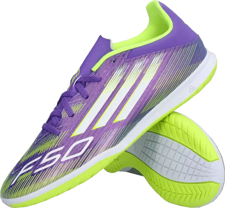 Pánské sálové kopačky Adidas F50 Club IN fialové
