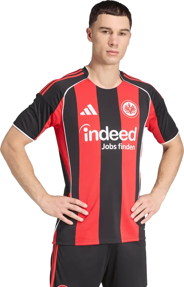 Pánský domácí dres Adidas Eintracht Frankfurt 25/26 černo-červený