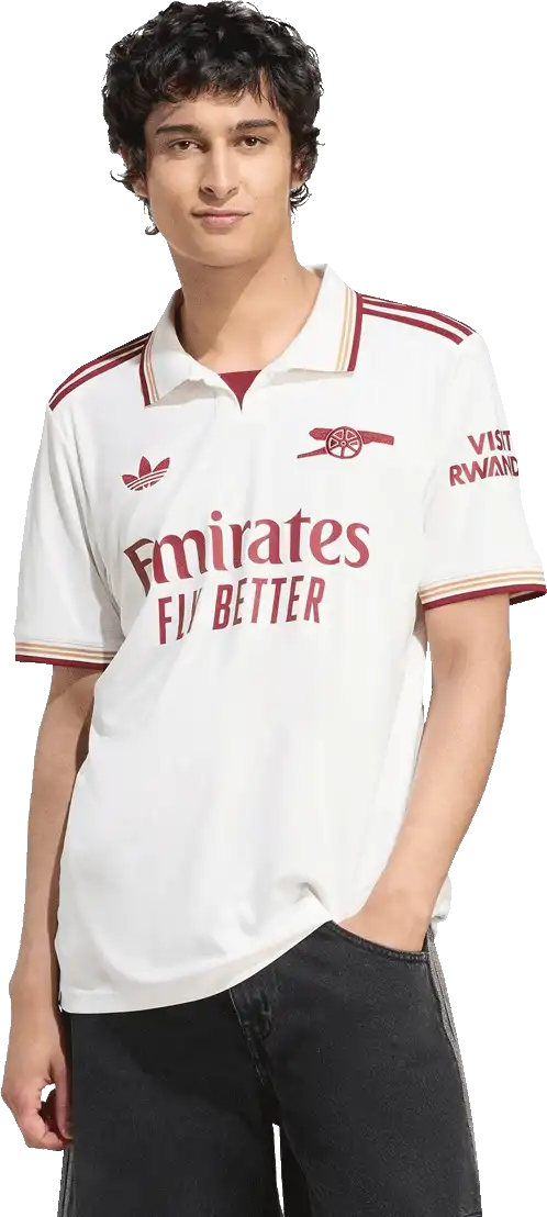 Pánský třetí fotbalový dres Adidas Arsenal FC 25/26 bílý
