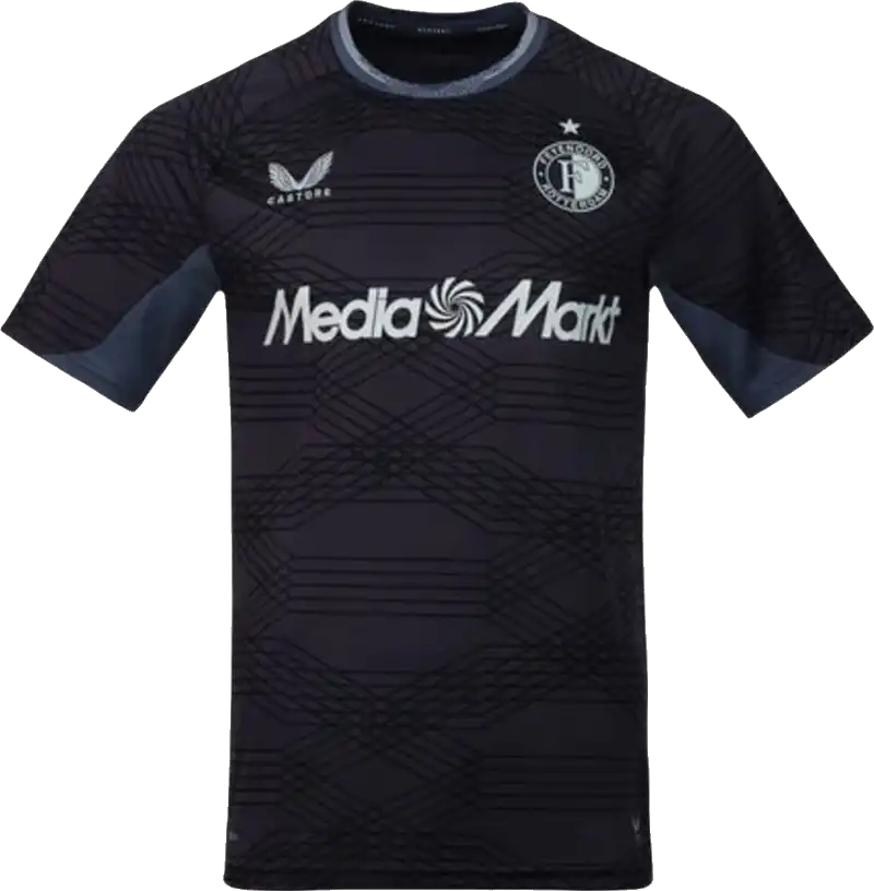 Pánský venkovní dres Castore Feyenoord Rotterdam 25/26 černý