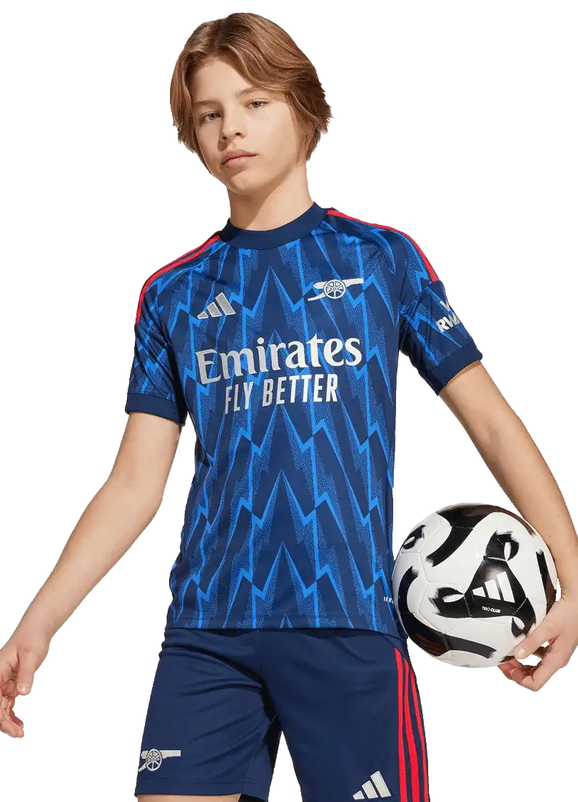 Dětský venkovní fotbalový dres Adidas Arsenal FC 25/26 modrý