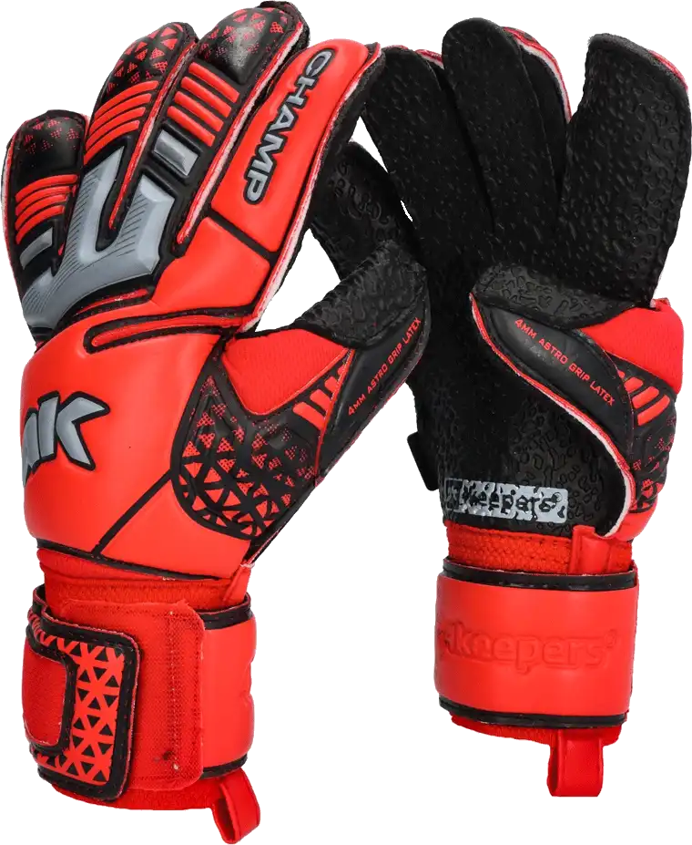 Dětské brankářské rukavice 4keepers Champ Astro VII HB červené