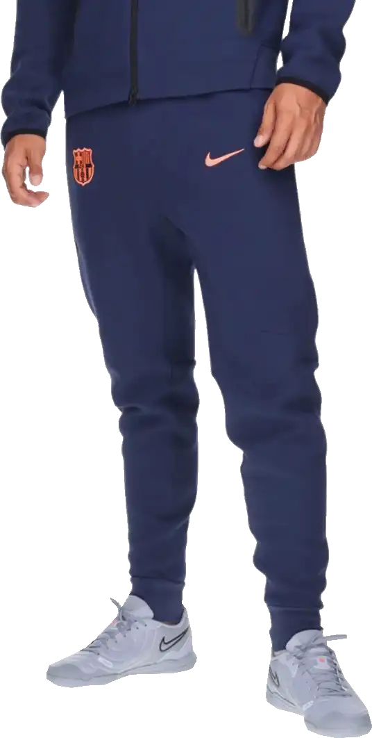 Pánské flísové kalhoty Nike FC Barcelona 25/26 Tech Fleece modré2