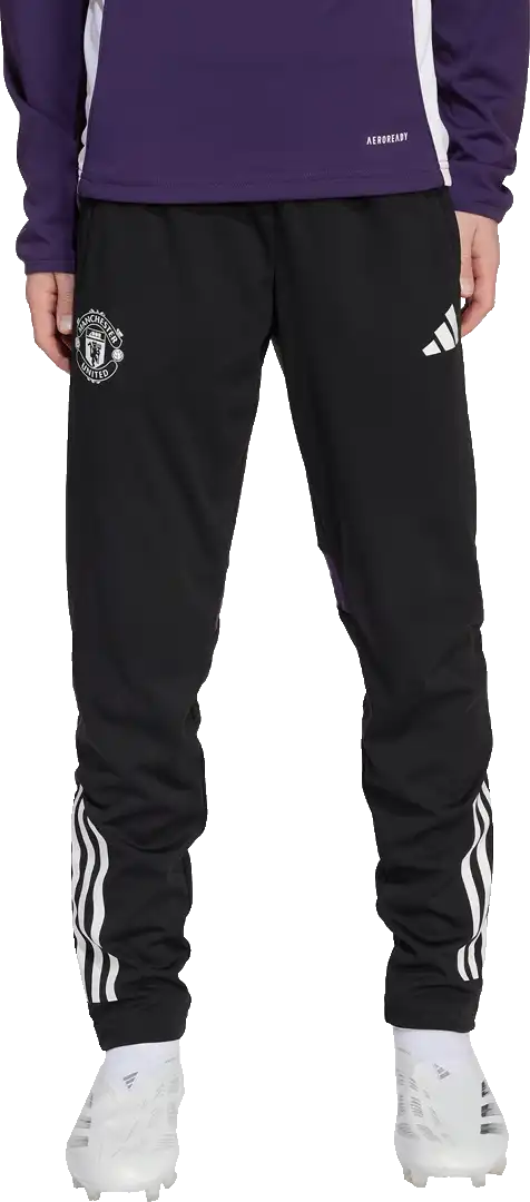 Dětské tréninkové kalhoty Adidas Manchester United 25/26 Competition černé