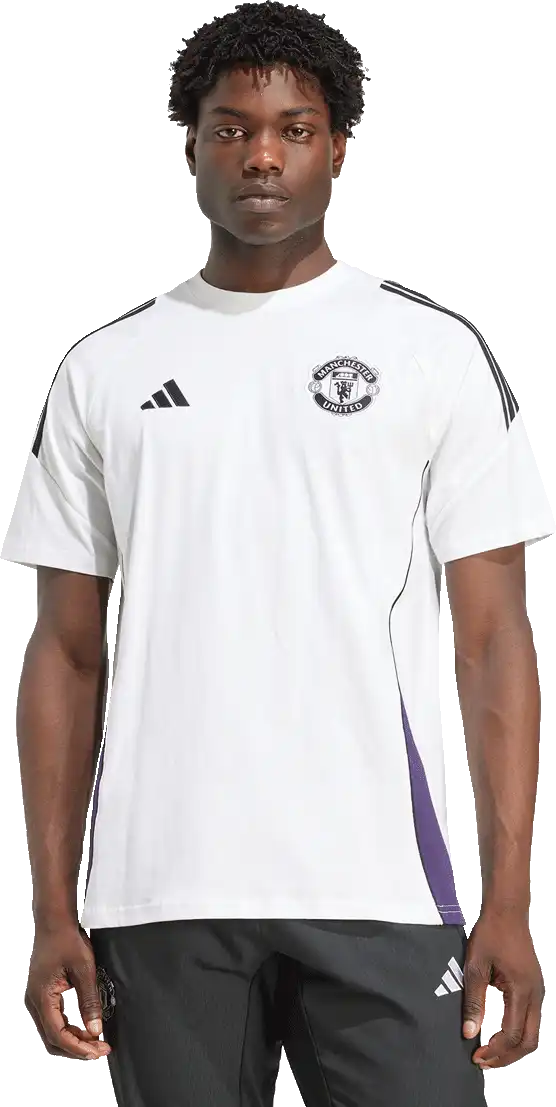 Pánské tričko Adidas Manchester United 25/26 Tee bílé