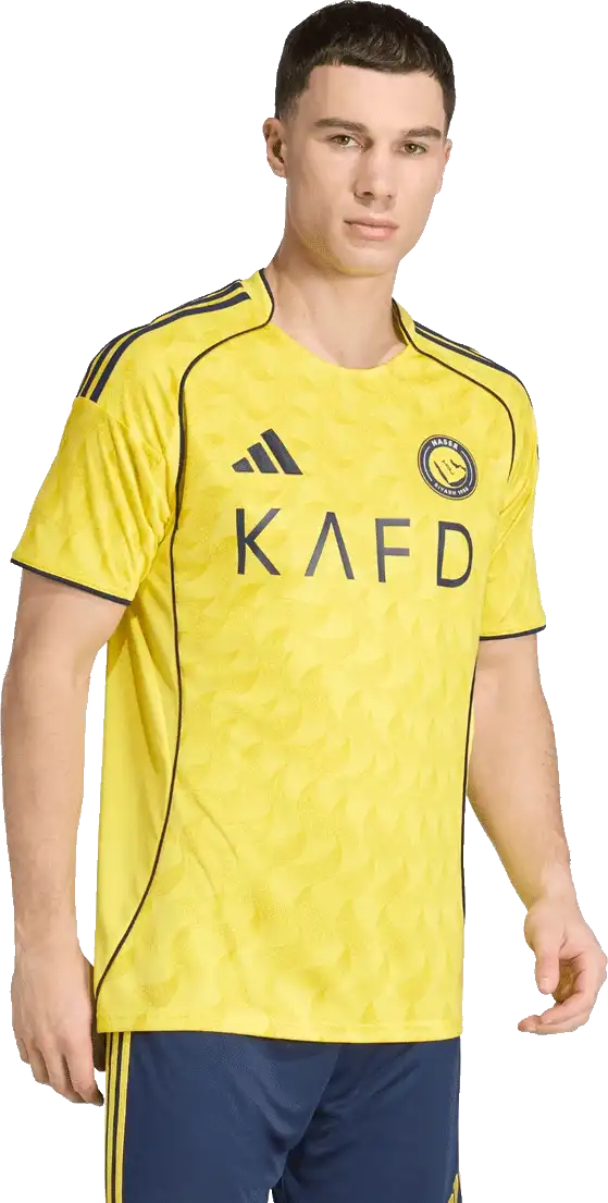 Pánský domácí fotbalový dres Adidas Al-Nassr 25/26 Ronaldo 7 žlutý