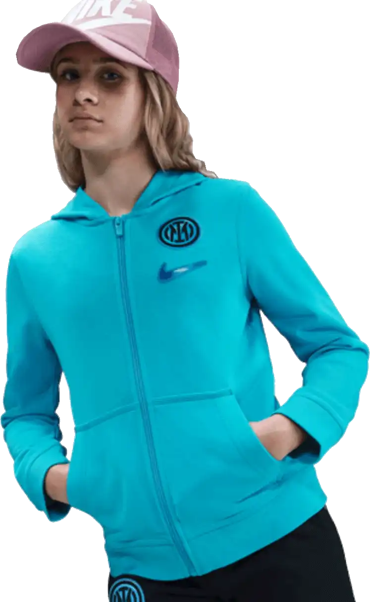 Dětská mikina s kapucí Nike Inter Milan 25/26 Club modrá