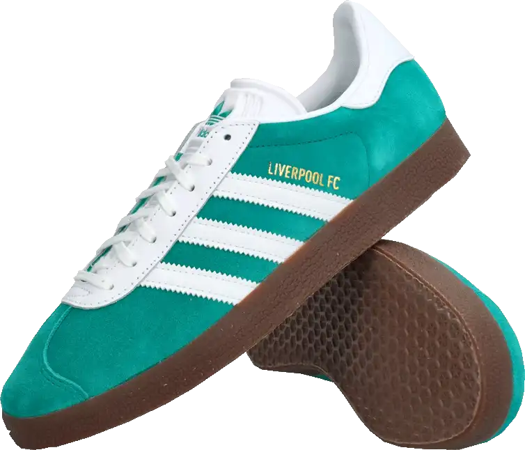 adidas gazelle silver green womens adidas Gazelle Liverpool FC Third Kit Sea Green main image 0