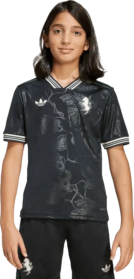 Dětský třetí fotbalový dres Adidas Juventus FC 25/26 černý