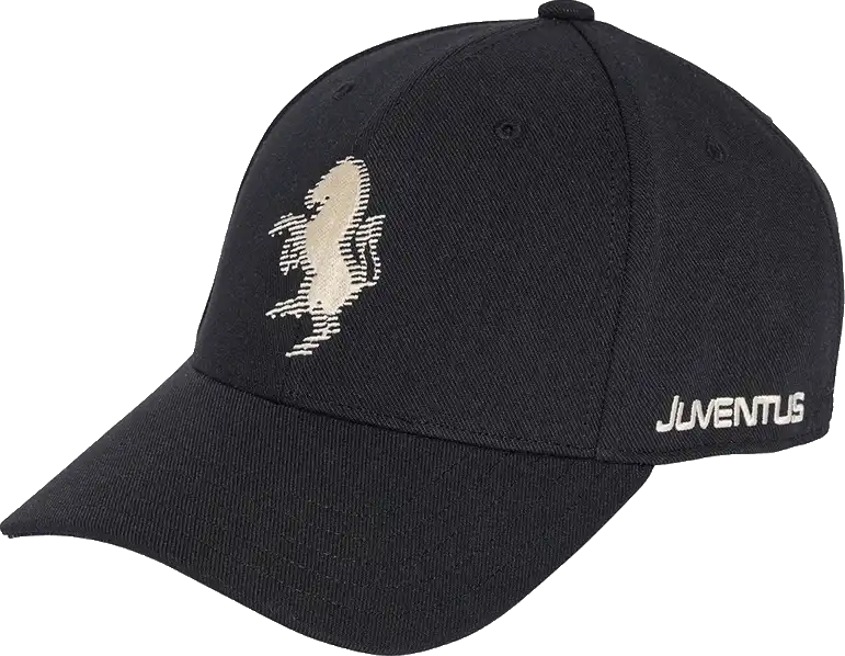 Unisex fotbalová kšiltovka Adidas Juventus FC 25/26 černá