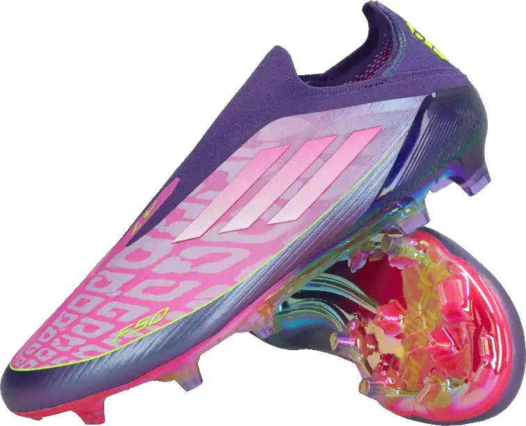 Pánské kopačky lisovky Adidas F50 Elite Lamine Yamal LL FG fialové