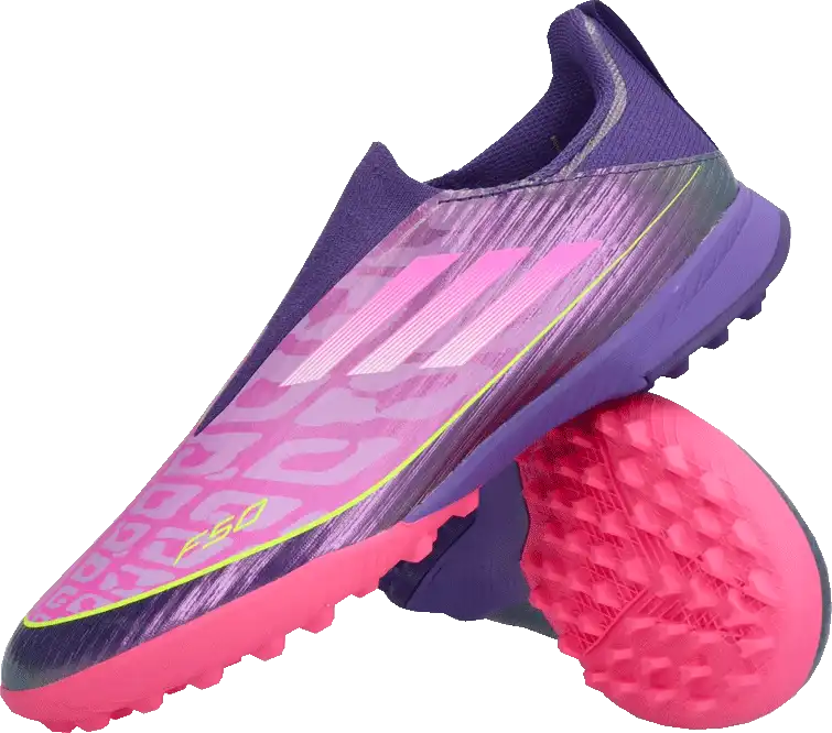 Dětské kopačky turfy Adidas F50 League Lamine Yamal LL TF fialové