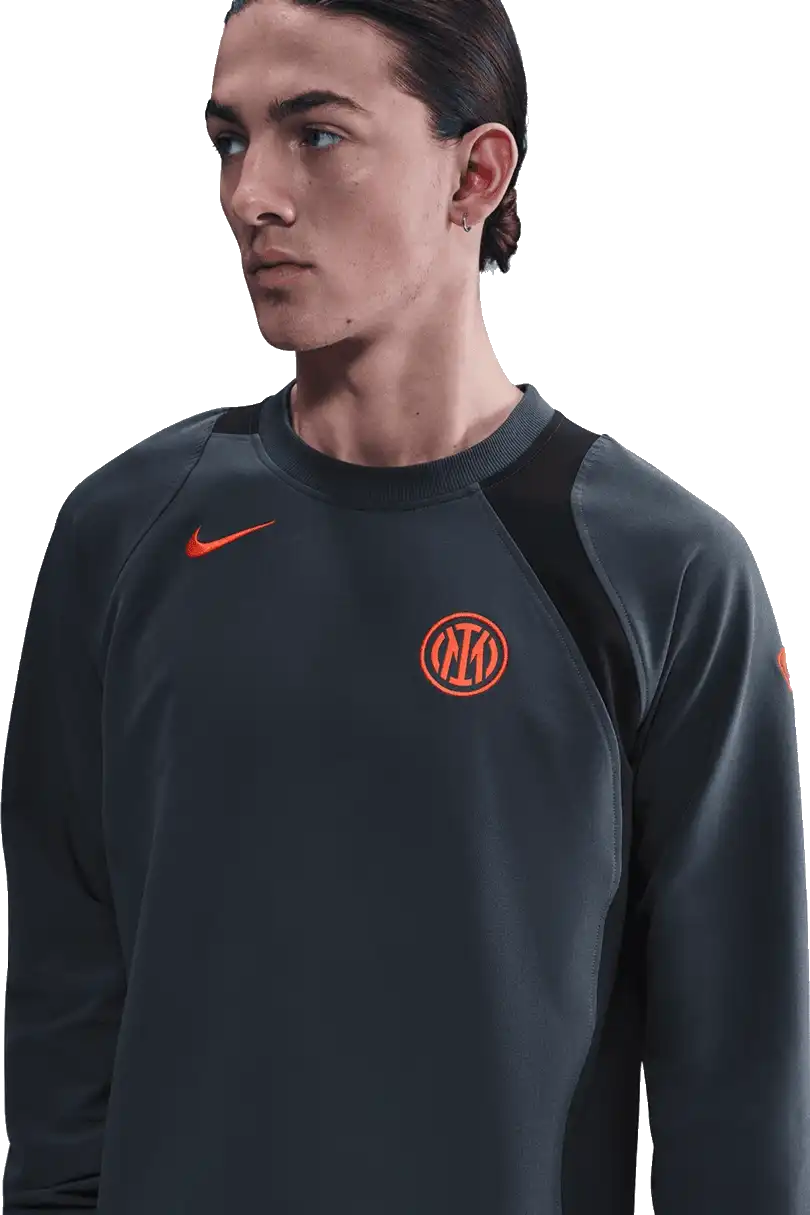 Pánská mikina Nike Inter Milán 25/26 Total 90 Crew šedá