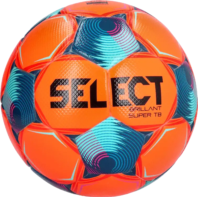 Fotbalový míč Select Brillant Super TB FIFA v25 velikost 5 oranžový