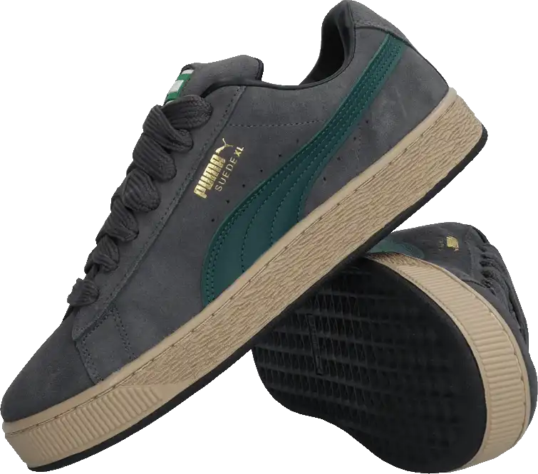 Pánská lifestylová obuv Puma Suede XL šedá