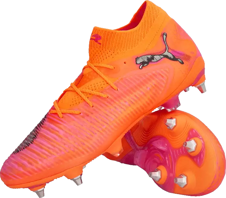 Pánské kopačky kolíky Puma Future 8 Ultimate MxSG oranžové