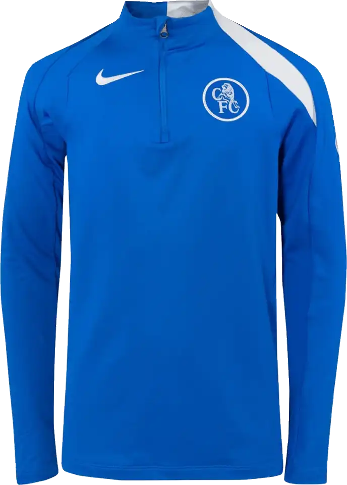 Dětská tréninková mikina Nike Chelsea FC 25/26 Strike Drill Top modrá