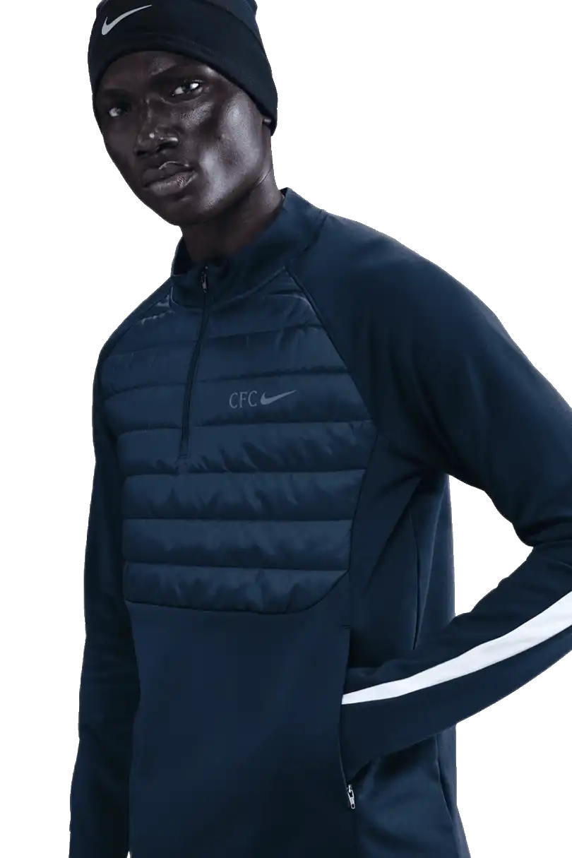 Pánská mikina Nike Chelsea FC 25/26 Academy Winter Warrior modrá