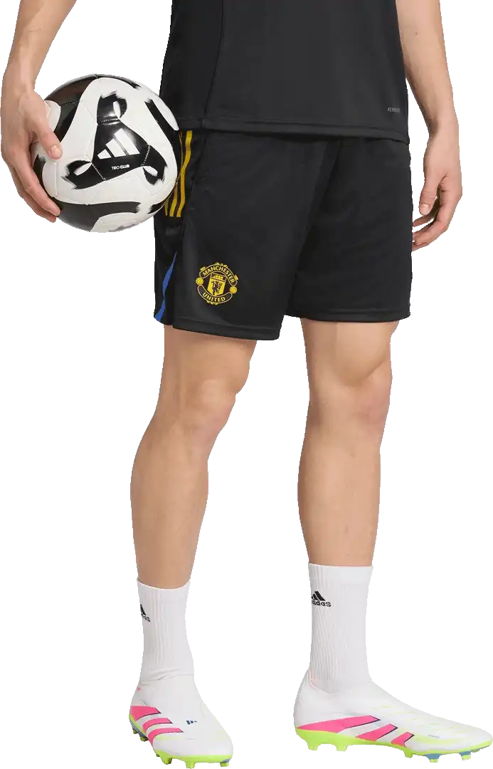 Pánské tréninkové šortky Adidas Manchester United 25/26 černé2
