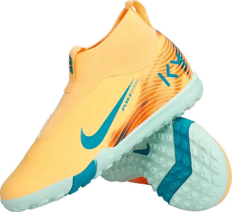 Dětské turfy Nike Zoom Mercurial Superfly 10 Academy Kylian Mbappé TF oranžové2