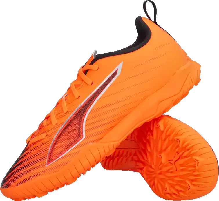 Dětské kopačky turfy Puma Ultra 6 Play TT oranžové