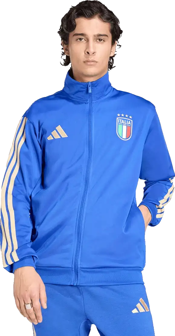Pánská mikina Adidas Itálie 2026 DNA Track Top modrá