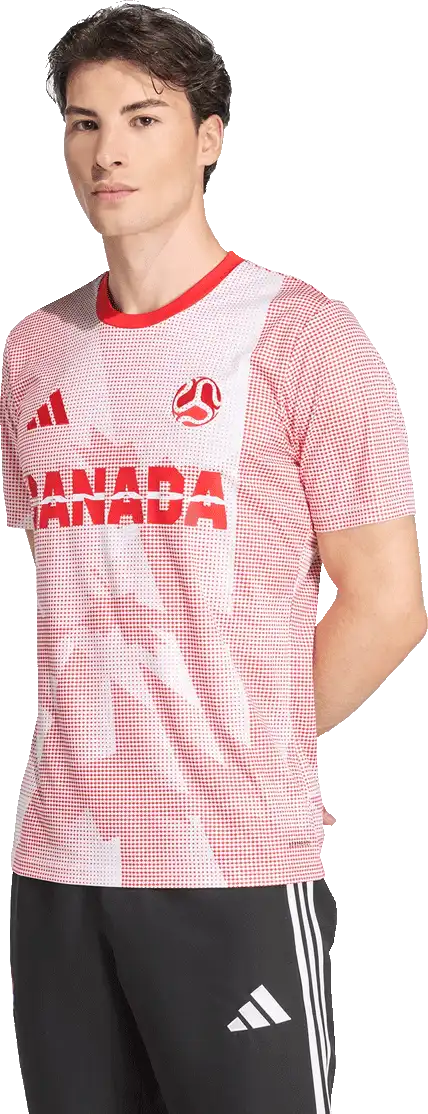 Pánský domácí fobalový dres Adidas Kanada 2026 červený