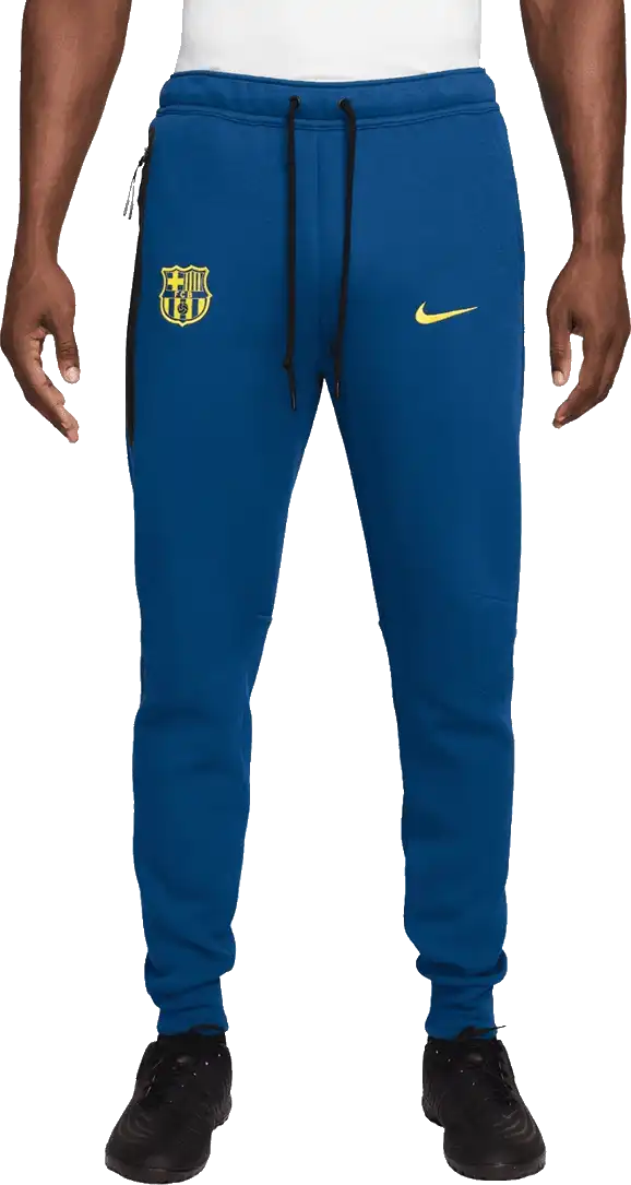 Pánské flísové kalhoty Nike FC Barcelona 25/26 Tech Fleece modré3