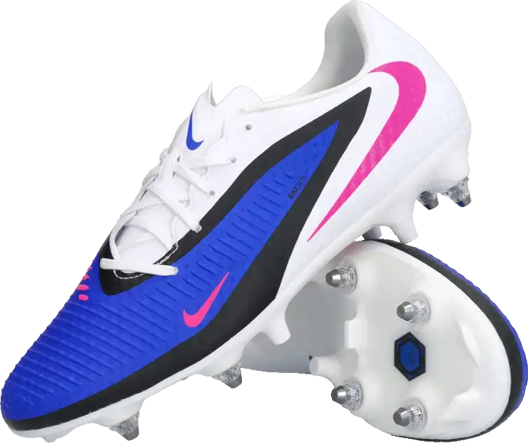 Pánské kolíky Nike Phantom 6 Low Academy SG-PRO bílo-modré