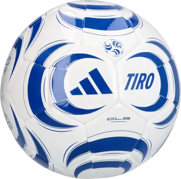 Fotbalový míč Adidas Tiro Club velikost 5 bílo-modrý2