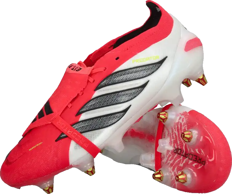 Pánské kopačky kolíky Adidas Predator Elite FT SG červené2