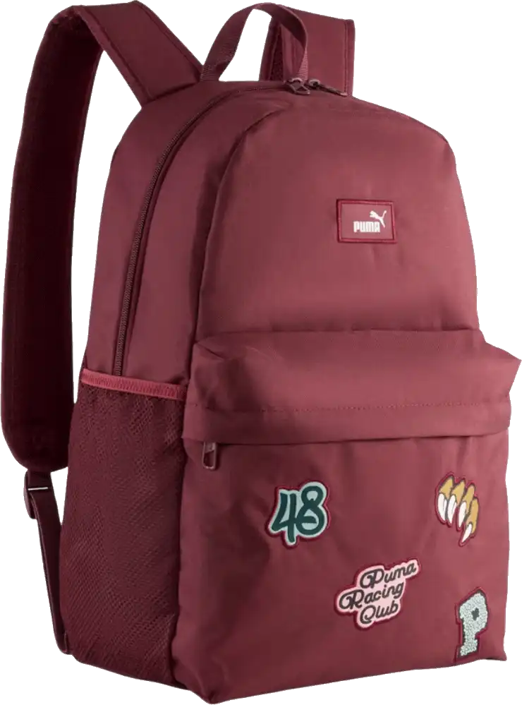 Unisex batoh Puma Phase Patch 22 litrů bordó
