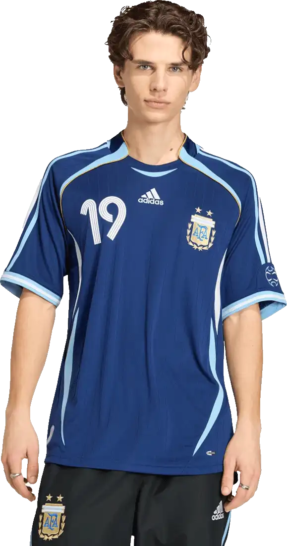 Pánský venkovní fotbalový dres Adidas Argentina 2026 Messi modrý