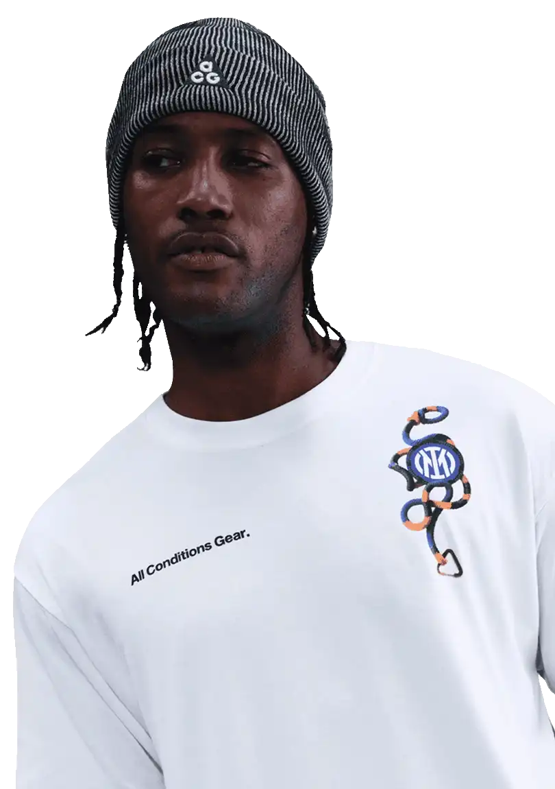 Pánské fotbalové tričko Nike Inter Milan x ACG 25/26 bílé