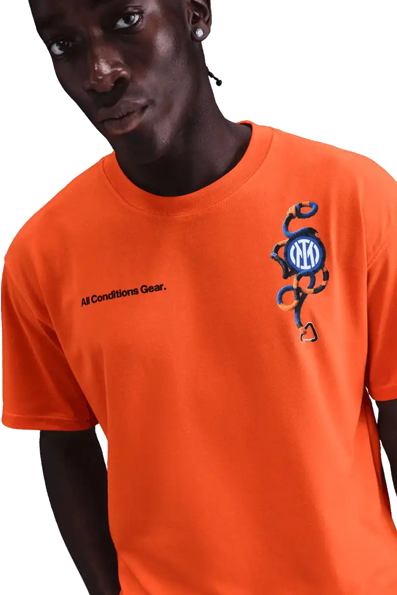 Pánské fotbalové tričko Nike Inter Milan x ACG 25/26 oranžové