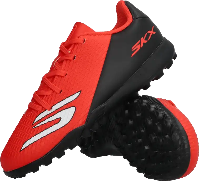 Dětské kopačky turfy Skechers SKX 02 Crib TF červené