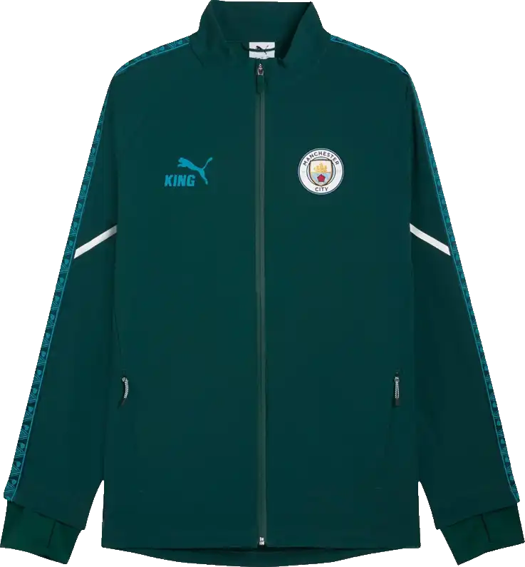 Pánská bunda Puma Manchester City 25/26 KING Ultimate Anthem zelená