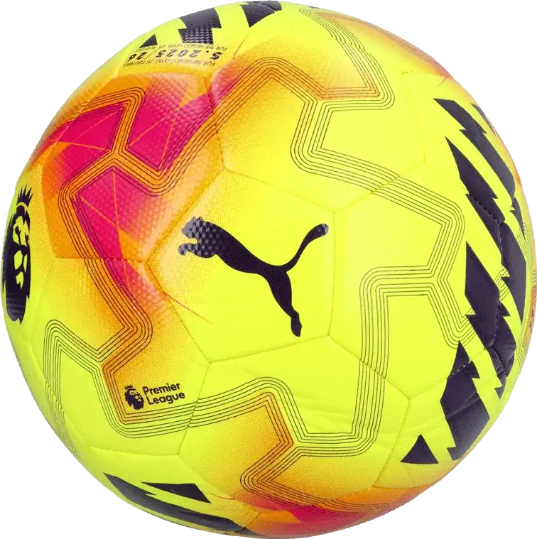 Fotbalový míč Puma Orbita Cup Lights Premier League velikost 4 žlutý