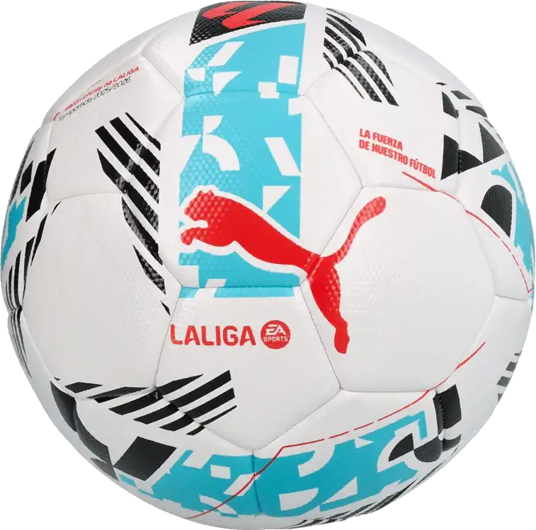 Fotbalový míč Puma Orbita La Liga 1 25/26 Replica velikost 5 bílý