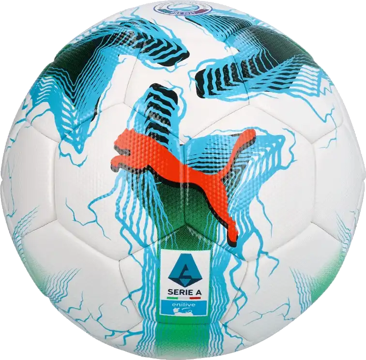 Fotbalový míč Puma Orbita Serie A 25/26 Replica velikost 4 bílý