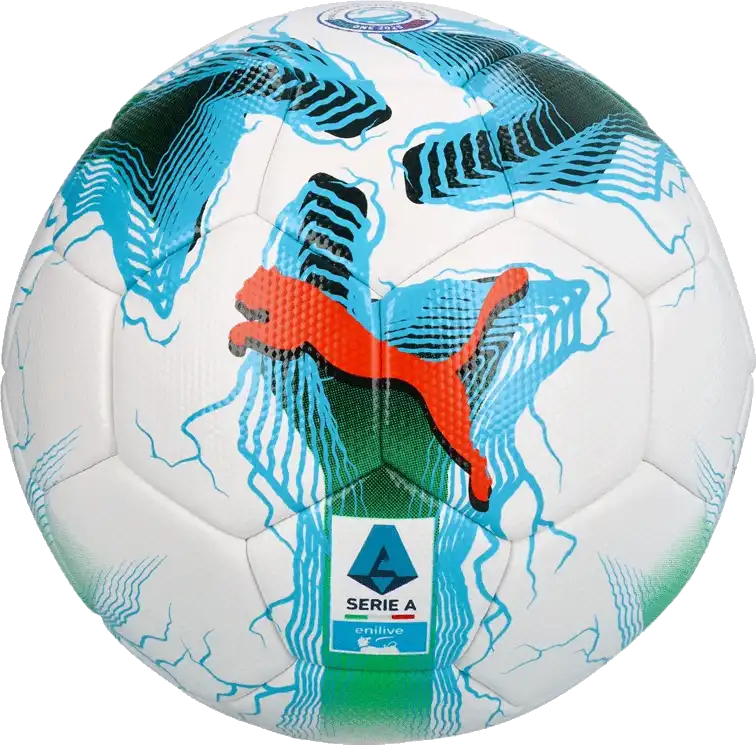 Fotbalový míč Puma Orbita Serie A 25/26 Replica velikost 5 bílý