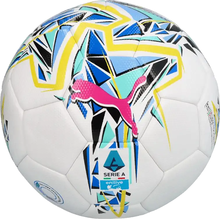 Fotbalový míč Puma Orbita Serie A 25/26 Replica velikost 4 bílý2