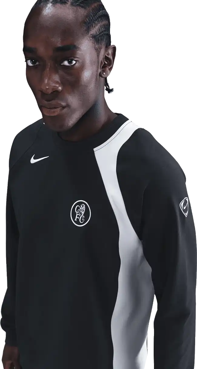 Pánská mikina Nike Chelsea FC 25/26 Total 90 černá