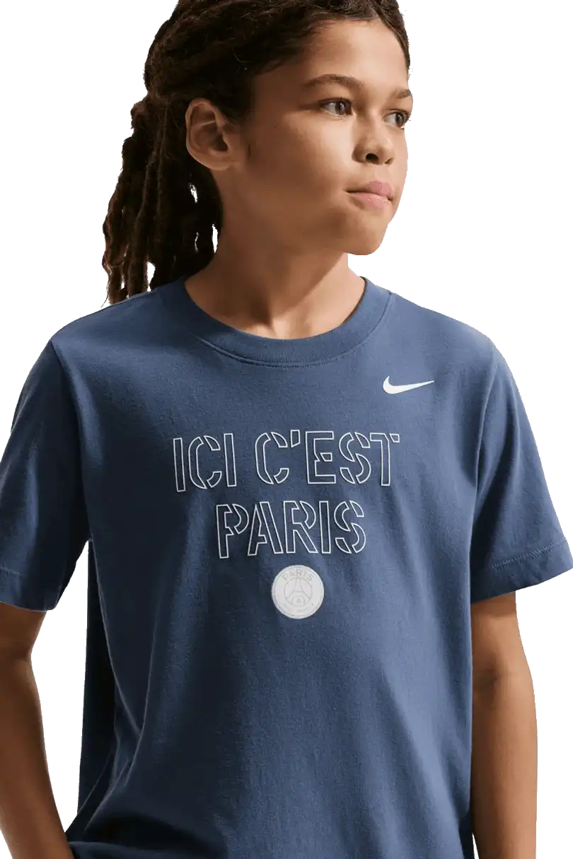 Dětské tričko s krátkým rukávem Nike PSG 25/26 Pride modré